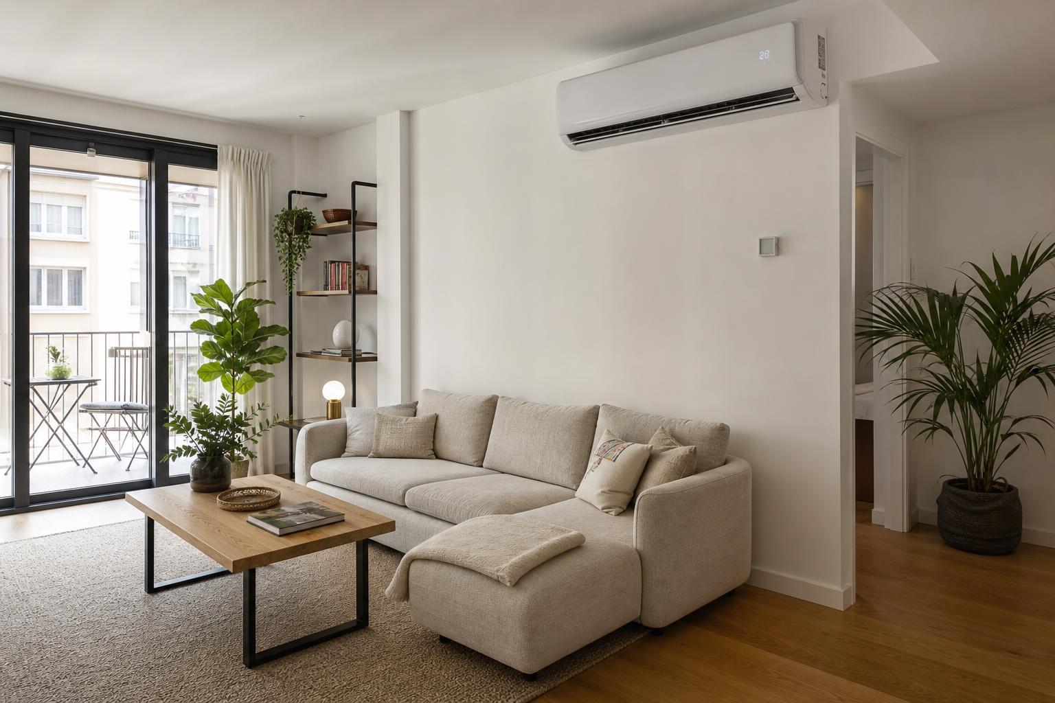 Split inverter Daikin instalado en piso de Gràcia
